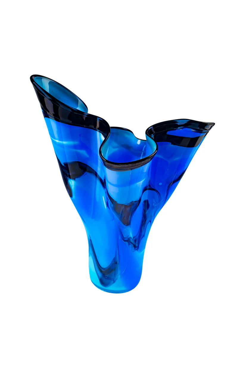 JIRI PACINEK - The Ocean Is My Vibe – Breathtaking Deep Blue Sea Vase- Briquetales